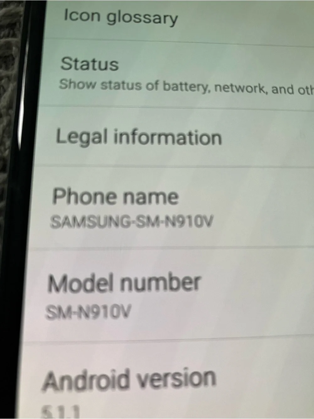 Samsung Galaxy Note 4 Verizon IMEI